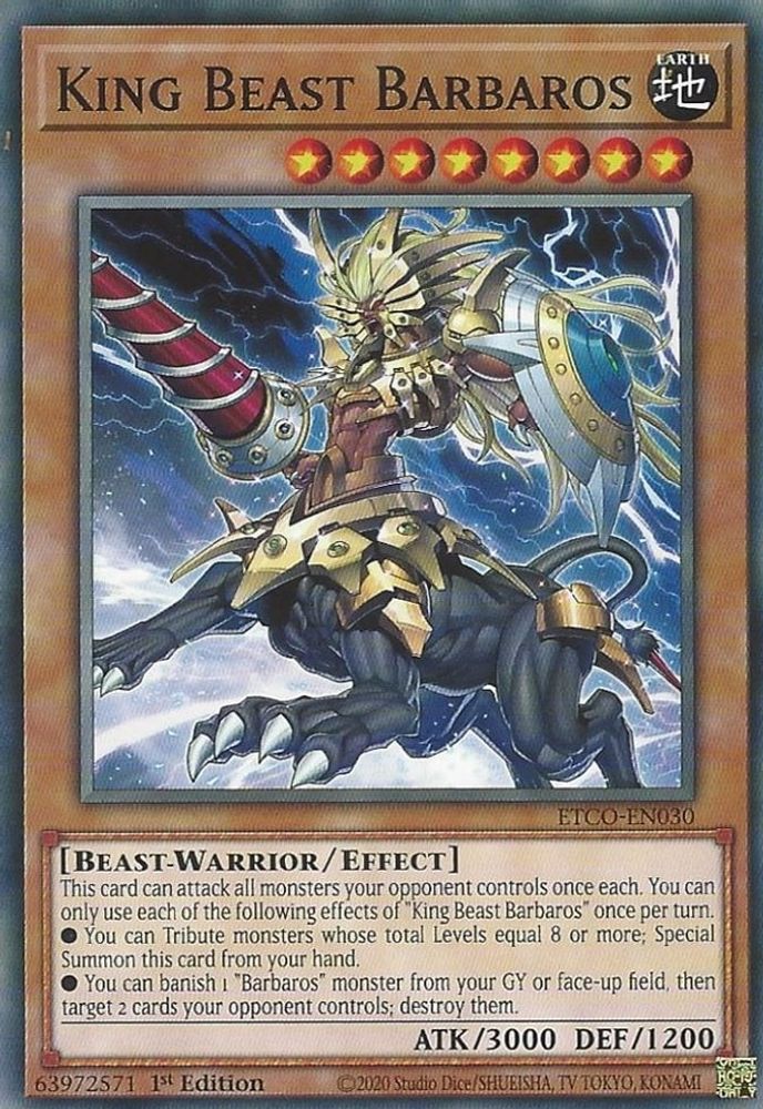 King Beast Barbaros (ETCO-EN030) - Common