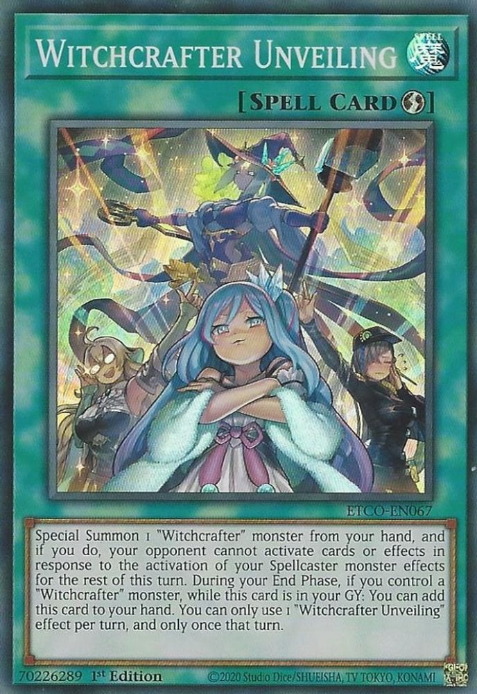 Witchcrafter Unveiling (ETCO-EN067) - Super Rare