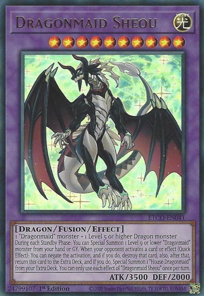 Dragonmaid Sheou (ETCO-EN041) - Ultra Rare
