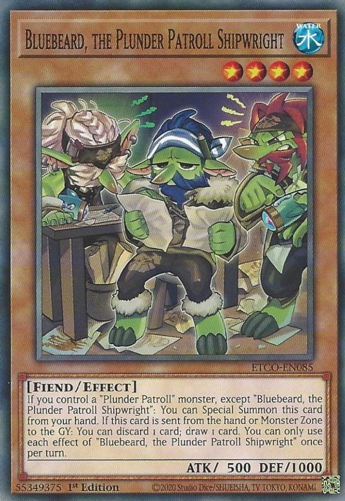 Bluebeard, the Plunder Patroll Shipwright (ETCO-EN085) - Common