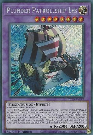 Plunder Patrollship Lys [ETCO-EN087] Secret Rare