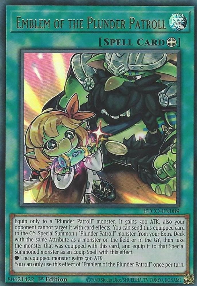 Emblem of the Plunder Patroll (ETCO-EN089) - Ultra Rare