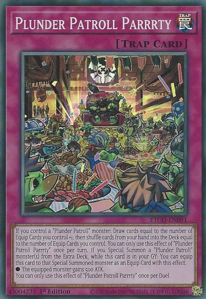 Plunder Patroll Parrrty (ETCO-EN091) - Super Rare