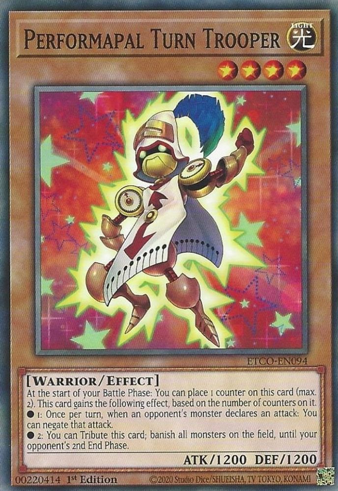 Performapal Turn Trooper (ETCO-EN094) - Common