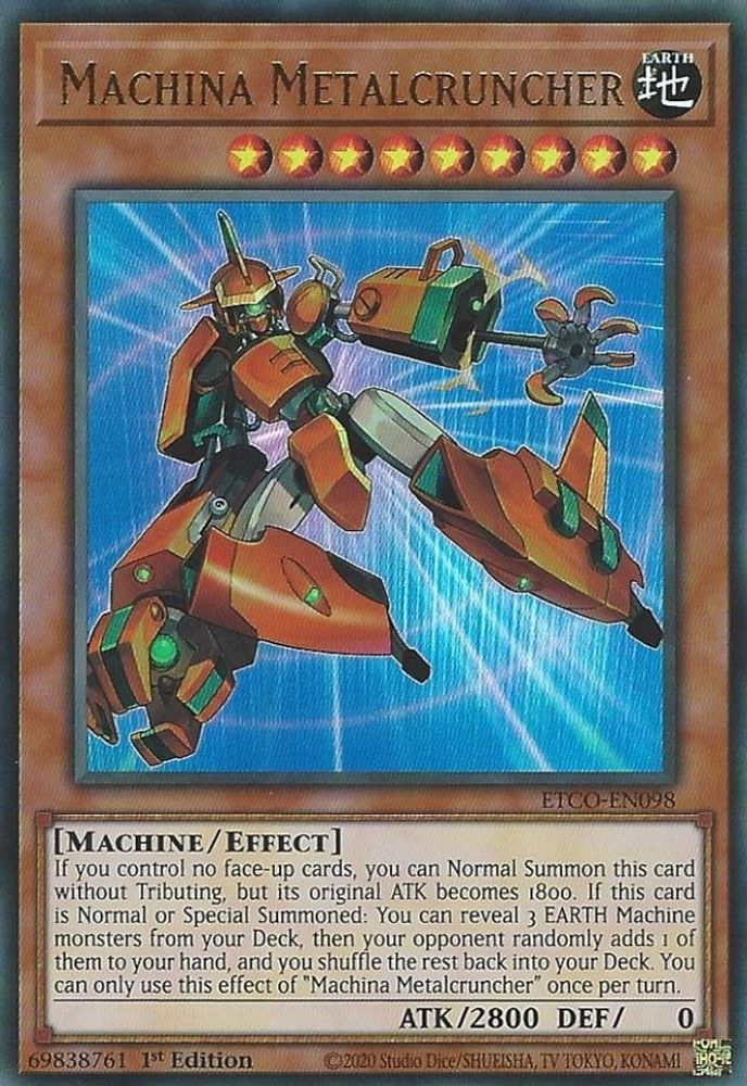 Machina Metalcruncher (ETCO-EN098) - Ultra Rare