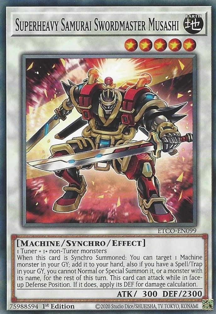 Superheavy Samurai Swordmaster Musashi (ETCO-EN099) - Common