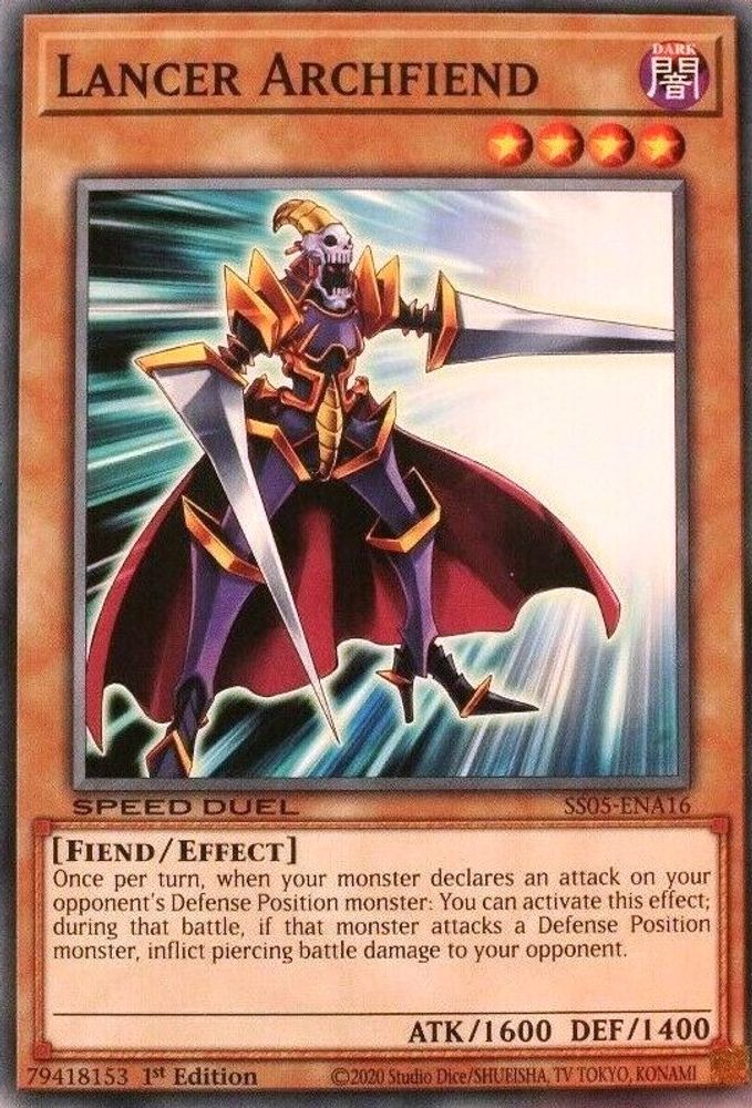Lancer Archdémon [SS05-ENA16] Commun 