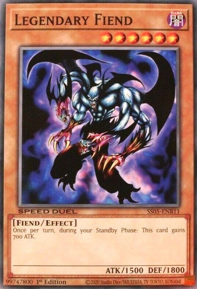 Legendary Fiend (SS05-ENB11) - Common
