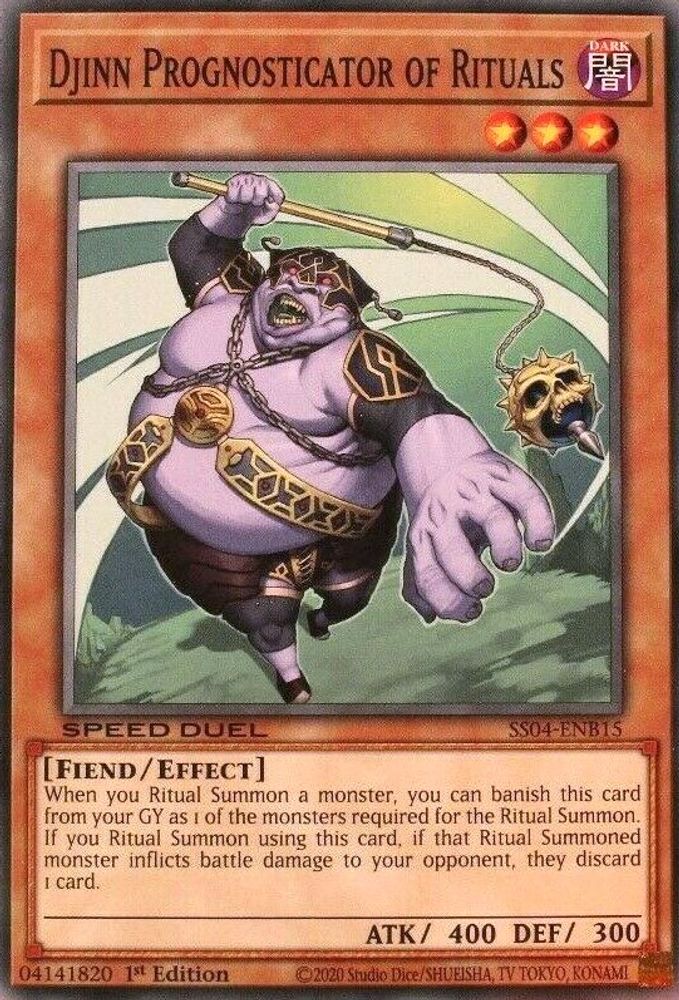 Djinn Pronosticateur de Rituels [SS04-ENB15] Commun 