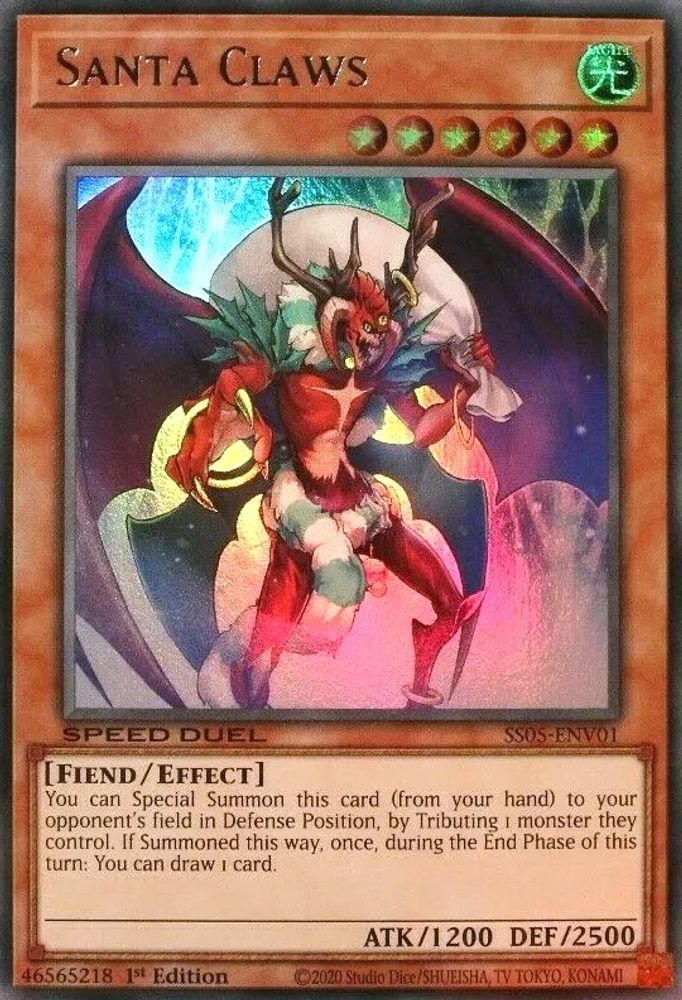 Santa Claws (SS05-ENV01) - Ultra Rare