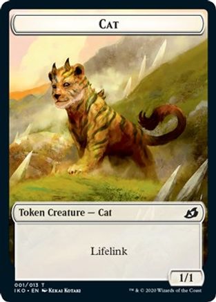 Cat // Human Soldier (003) Double-sided Token (IKO-) - Ikoria: Lair of Behemoths Foil