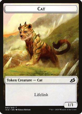 Cat // Human Soldier (005) Double-sided Token (IKO-) - Ikoria: Lair of Behemoths Foil