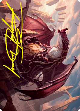 Carte d'art Velomachus Lorehold (signature estampillée or) [Strixhaven : School of Mages Art Series] 