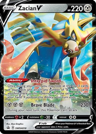 Zacian V SWSH018  - Holofoil - Promo