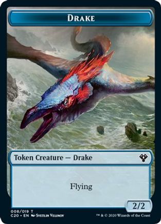Drake // Goblin Warrior Double-Sided Token (C20-8 // 17) - Commander 2020