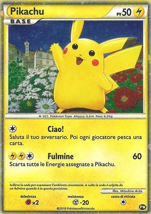Pikachu (Italian) 0PW  - Holofoil - Promo