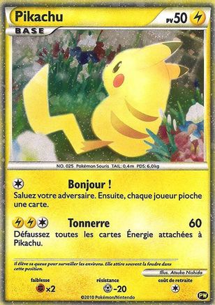 Pikachu (PW7) (Français) [Promos de la Collection Pikachu World] 