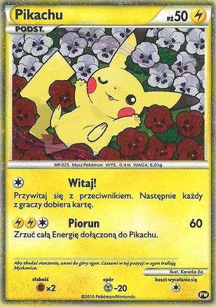Pikachu (Polish) 0PW  - Holofoil - Promo