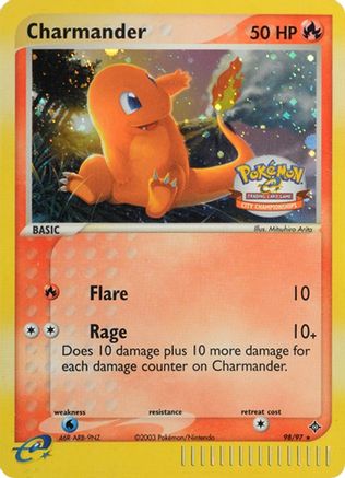 Charmander - 98/97 (City Championships)/97  - Holofoil - Promo