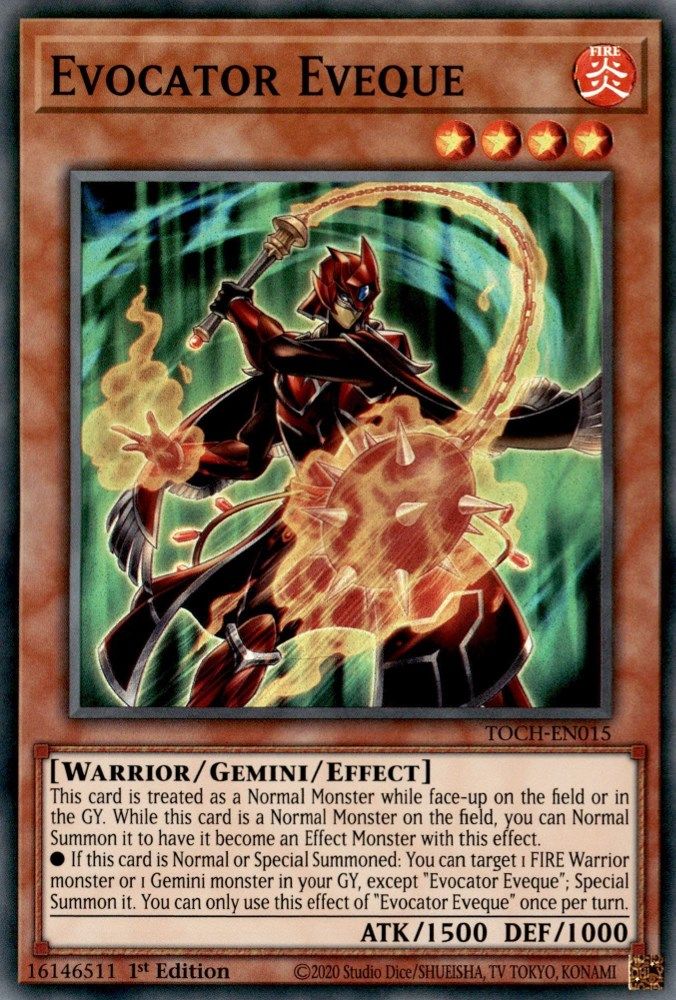 Evocator Eveque (TOCH-EN015) - Super Rare