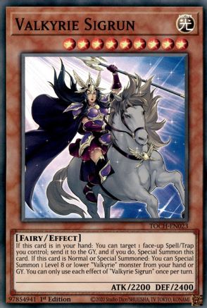 Valkyrie Sigrun [TOCH-EN023] Super Rare 