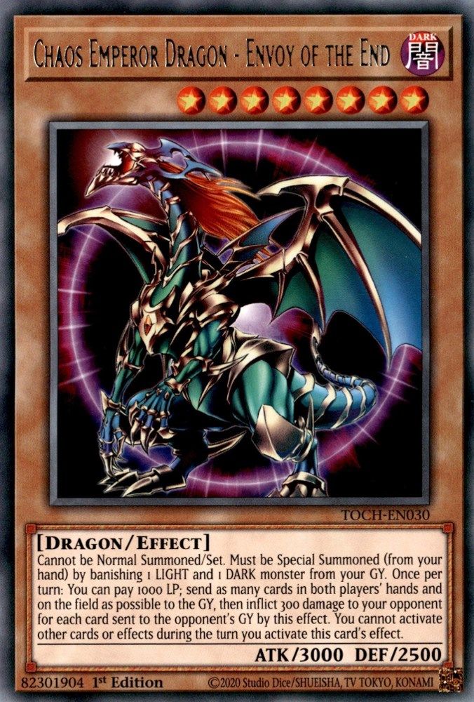 Chaos Emperor Dragon - Envoy of the End (TOCH-EN030) - Rare
