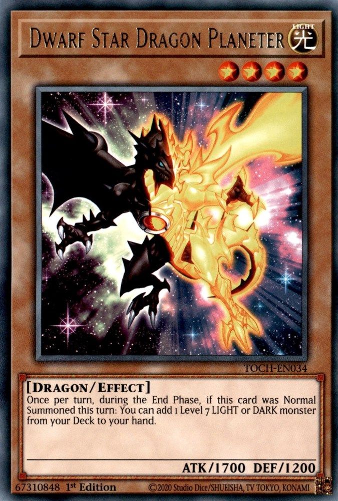 Dwarf Star Dragon Planeter (TOCH-EN034) - Rare