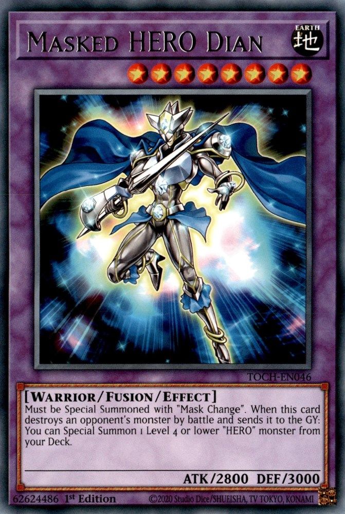 Masked HERO Dian (TOCH-EN046) - Rare