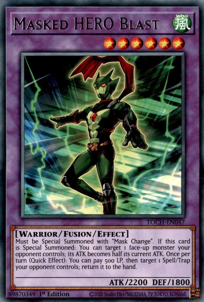 Masked HERO Blast (TOCH-EN047) - Rare
