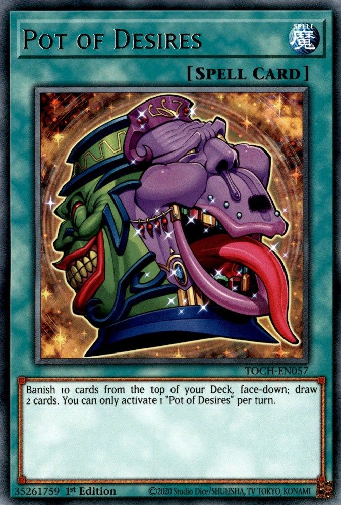 Pot of Desires (TOCH-EN057) - Rare