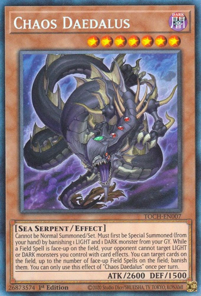 Chaos Daedalus (CR) (TOCH-EN007) - Collector's Rare