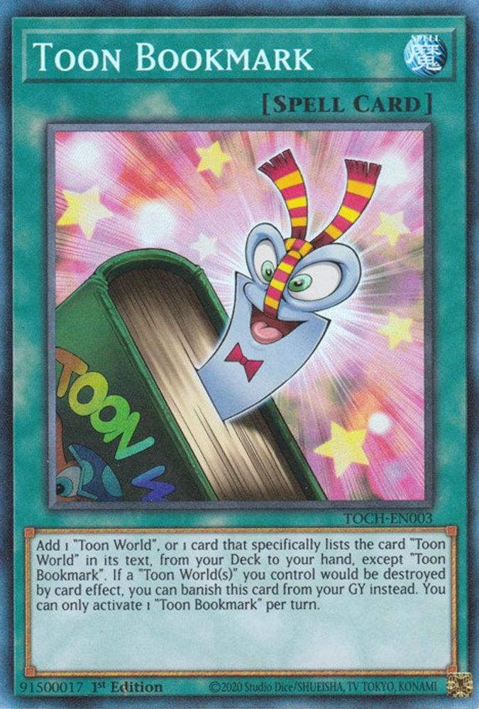 Toon Bookmark (CR) (TOCH-EN003) - Collector's Rare