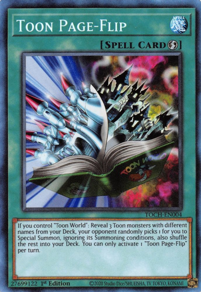 Toon Page-Flip (CR) (TOCH-EN004) - Collector's Rare