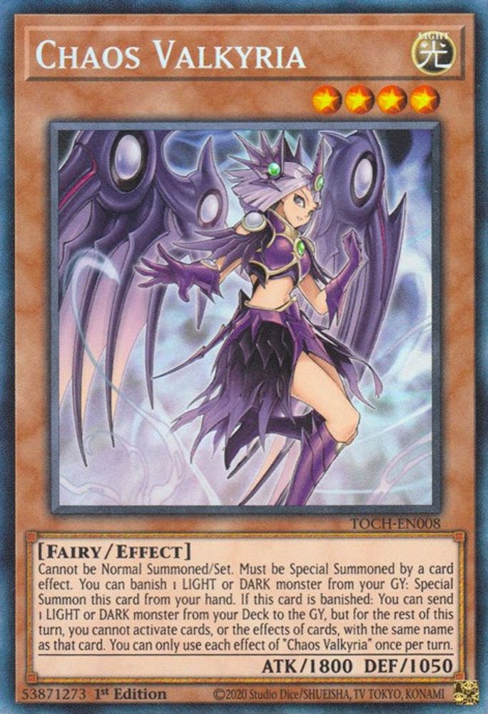 Chaos Valkyria (CR) (TOCH-EN008) - Collector's Rare