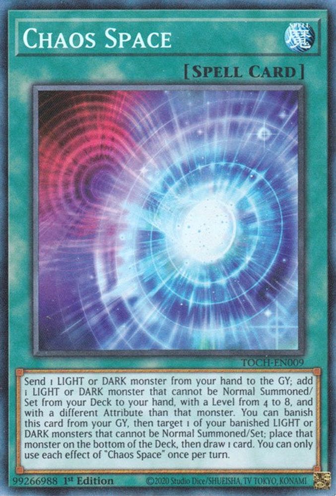 Chaos Space (CR) (TOCH-EN009) - Collector's Rare