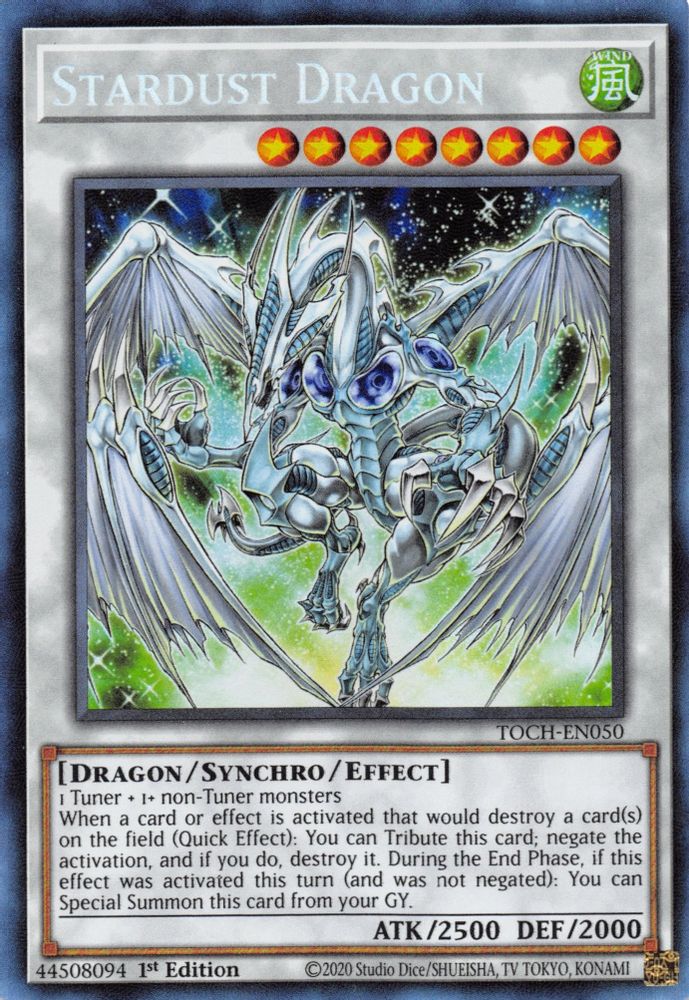 Stardust Dragon (CR) (TOCH-EN050) - Collector's Rare