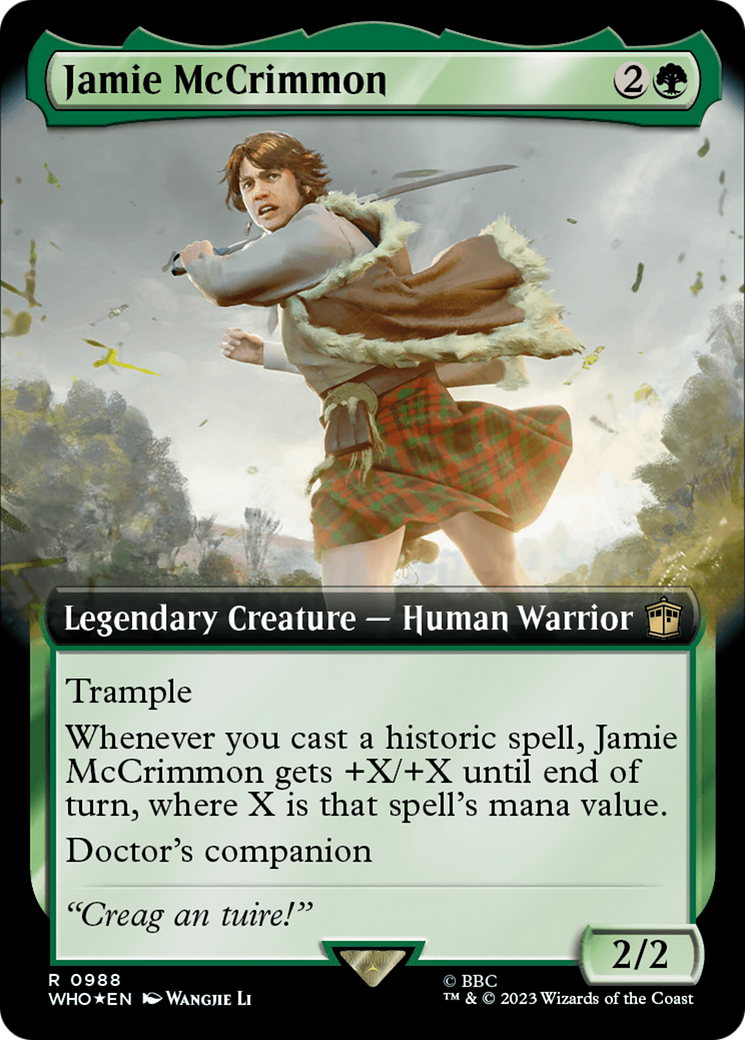 Jamie McCrimmon (WHO-988) - Doctor Who: (Extended Art) Foil