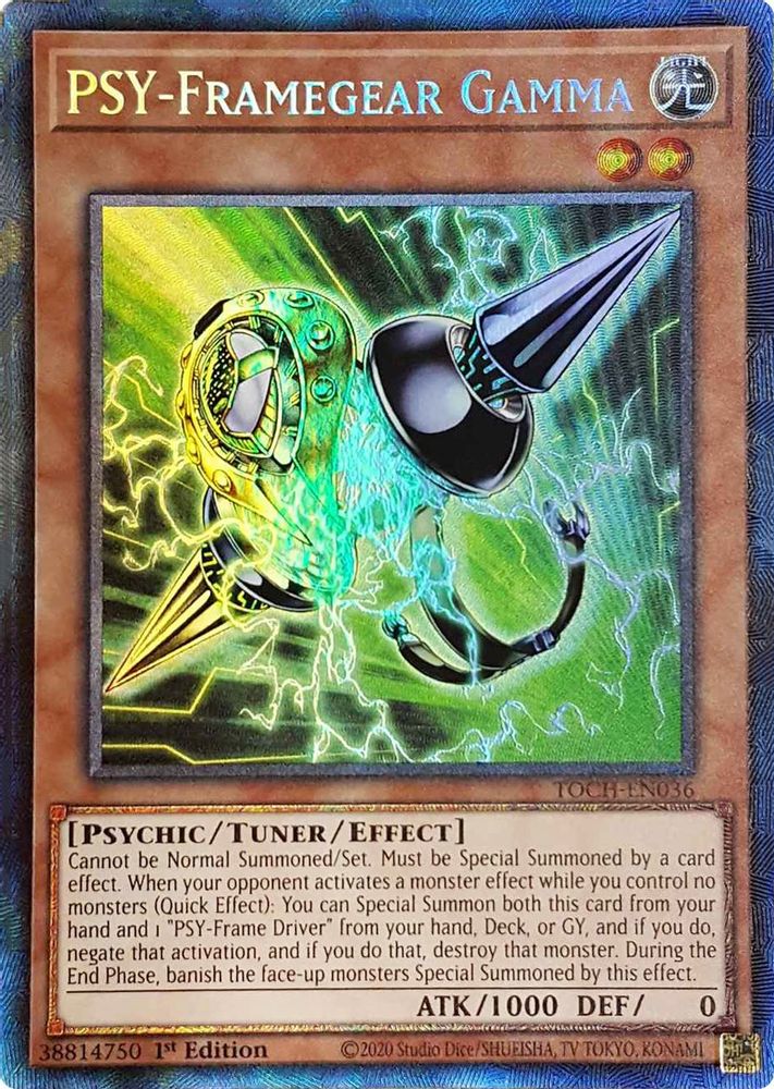 PSY-Framegear Gamma [TOCH-EN036] Rare de collection 