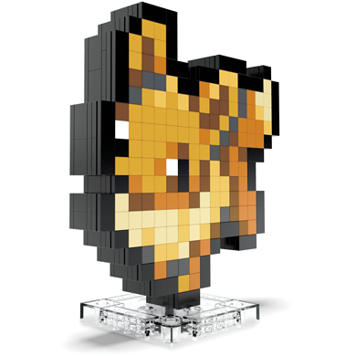 Mega Construct Pokémon Pixel Art - Eevee Building Set