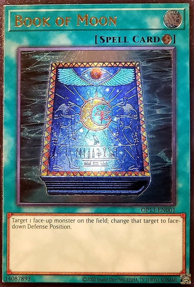 Book of Moon (UTR) (OP13-EN001) - Ultimate Rare