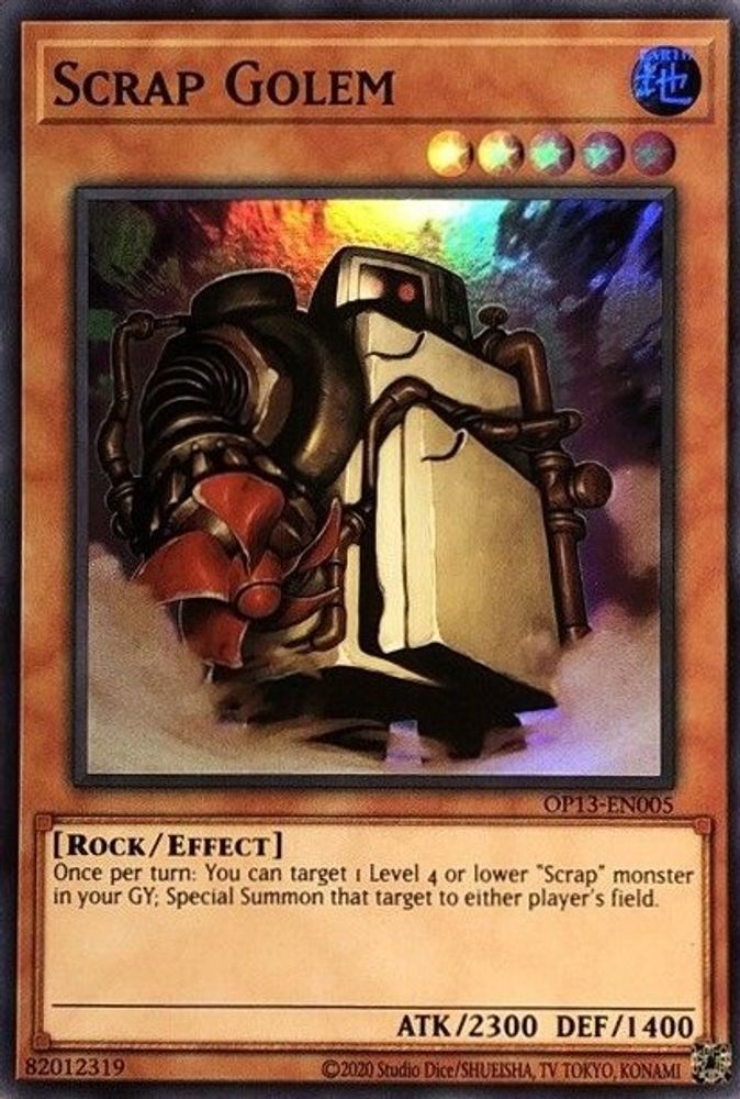 Scrap Golem (OP13-EN005) - Super Rare