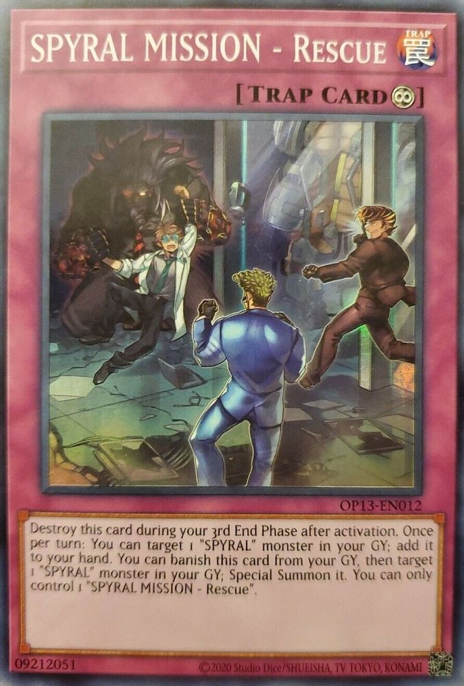 SPYRAL MISSION - Rescue (OP13-EN012) - Super Rare
