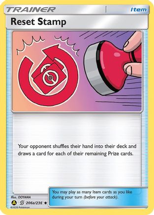 Reset Stamp 206a/236  - Promo