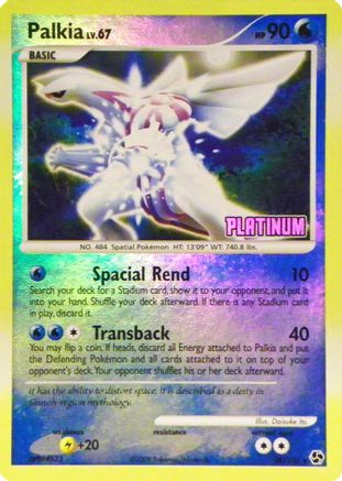 Palkia - 26/106 [Platinum]/106  - Reverse Holofoil - Promo