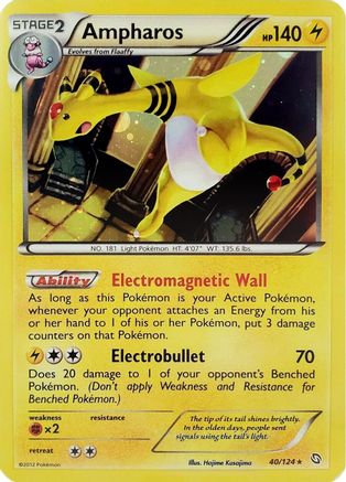 Ampharos - 40/124 (Cosmos Holo)/124  - Holofoil - Promo