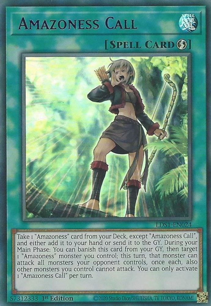 Appel Amazonesse (Violet) [LDS1-EN024] Ultra Rare 