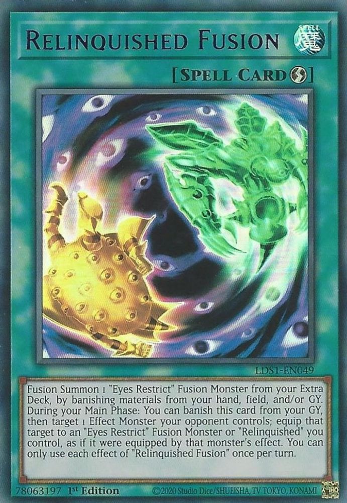 Relinquished Fusion (Purple) (LDS1-EN049) - Ultra Rare
