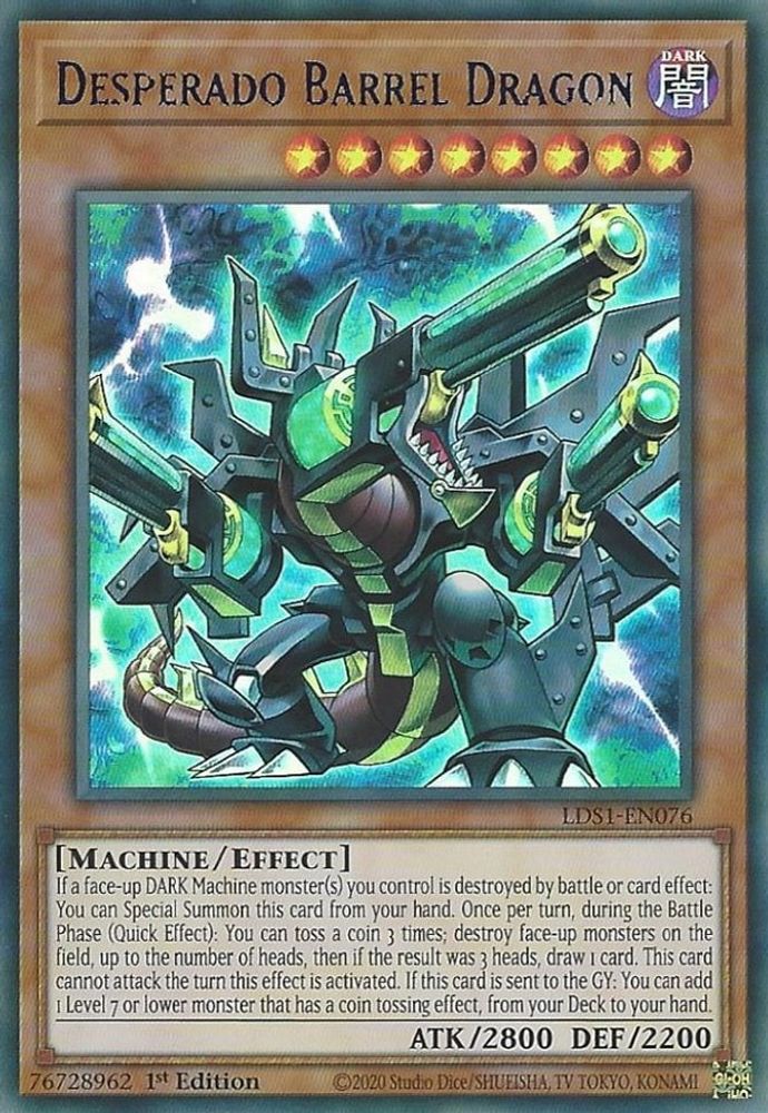 Desperado Barrel Dragon (Bleu) [LDS1-EN076] Ultra Rare 