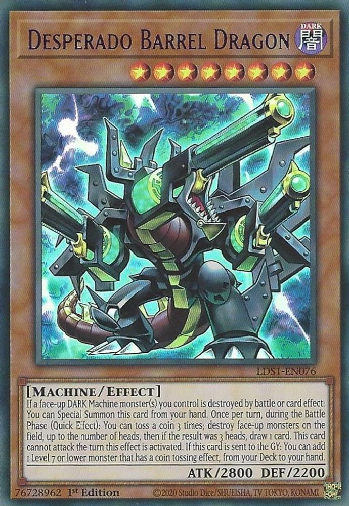 Desperado Barrel Dragon (Violet) [LDS1-EN076] Ultra Rare 