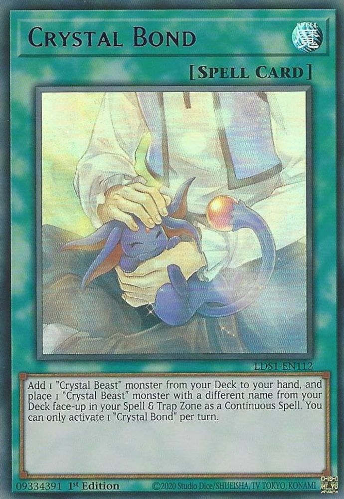 Lien cristallin (violet) [LDS1-EN112] Ultra rare 